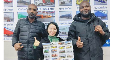 Jamaican Guests Ordered Used Sinotruk Howo 400hp Tractor Head