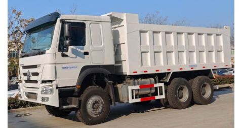Used Sinotruk Howo 6x4 Tipper Truck 380 Ready for Transport to Guinea