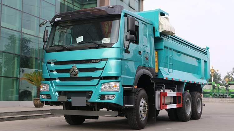 Used Sinotruk Howo 380hp Tipper Truck for Sale in Tanzania