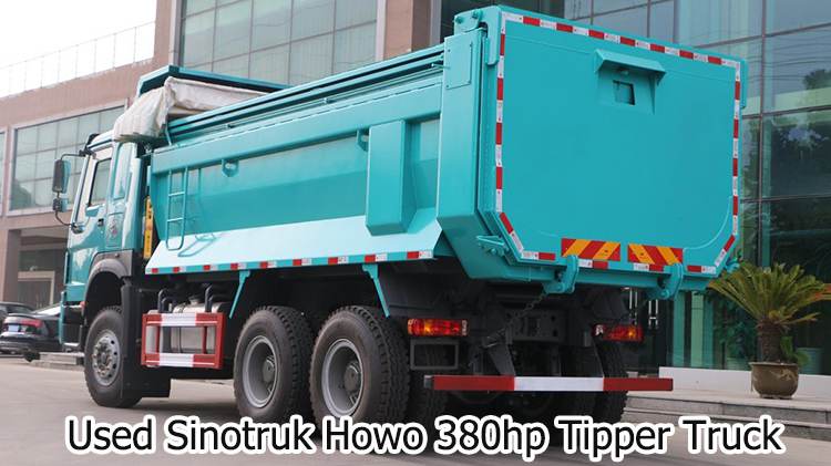 Used Sinotruk Howo 380hp Tipper Truck for Sale in Tanzania