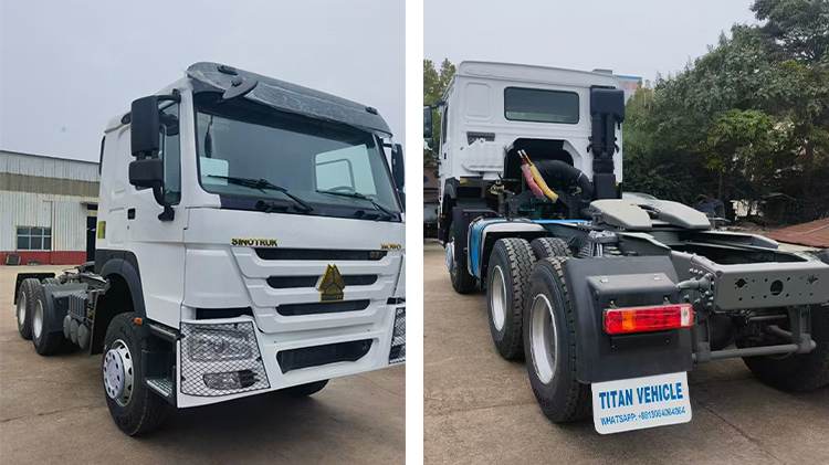 China Old Howo 6x4 371hp Tractor Truck for Sale in Ivory Coast