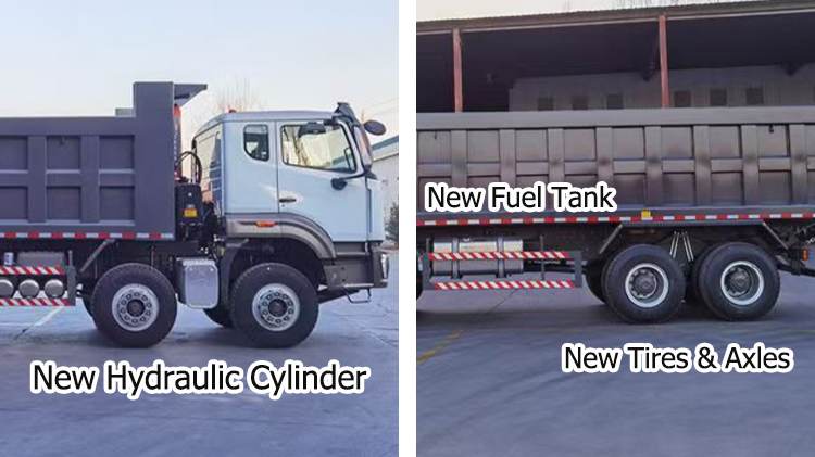 Used Sinotruk Howo Nx 8x4 Dump Truck for Sale in Jamaica