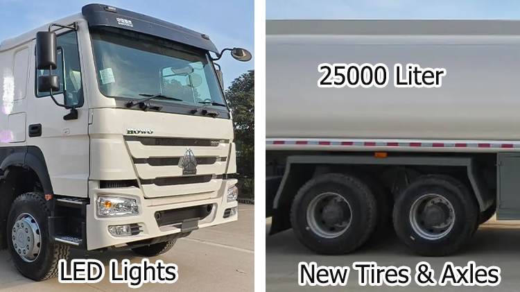 Sinotruk Howo 25000 liter Fuel Tanker Truck for Sale in Namibia