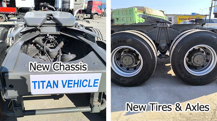 Used Howo Tractor Truck 380hp Price in Ghana