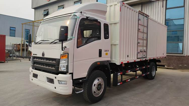 Used 4x2 Sinotruk Howo Cargo Van Truck for Sale in Philippines