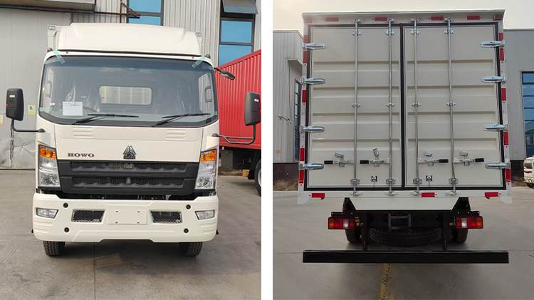 Used 4x2 Sinotruk Howo Cargo Van Truck for Sale in Philippines