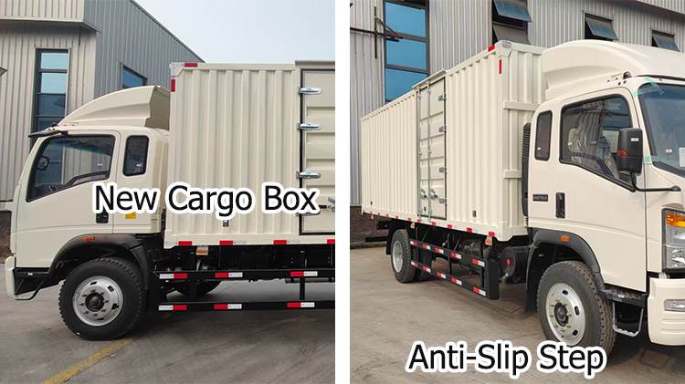 Used 4x2 Sinotruk Howo Cargo Van Truck for Sale in Philippines
