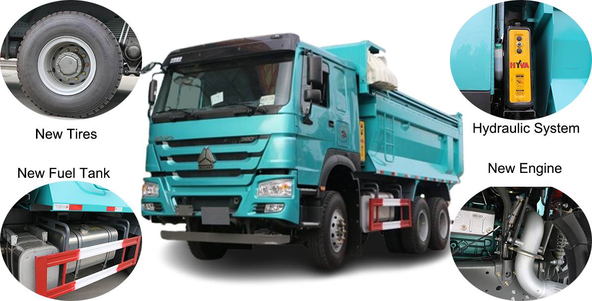 Used Sinotruk Howo 6x4 10 Wheeler Dump Truck Price
