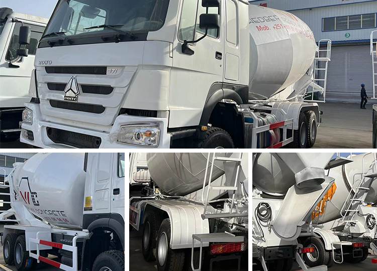 Used Sinotruk Howo Concrete Mixer Truck for Sale in Cameroon
