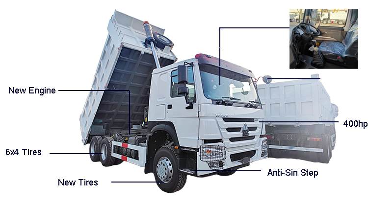 Used Howo Tipper Truck in Guangzhou for Sale