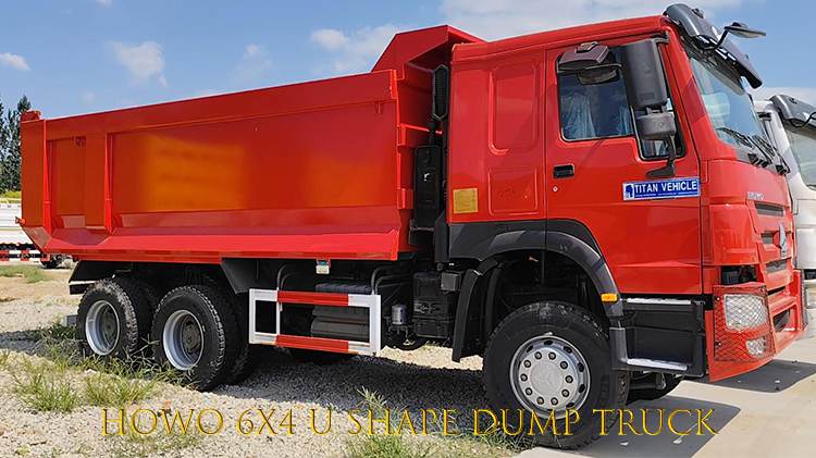 U Shape Dump Truck Sinotruk Howo Truck for Senegal