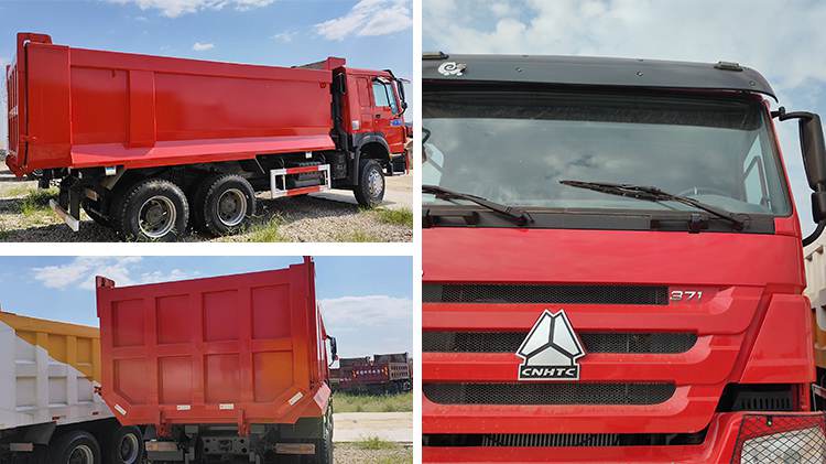 U Shape Dump Truck Sinotruk Howo Truck for Senegal