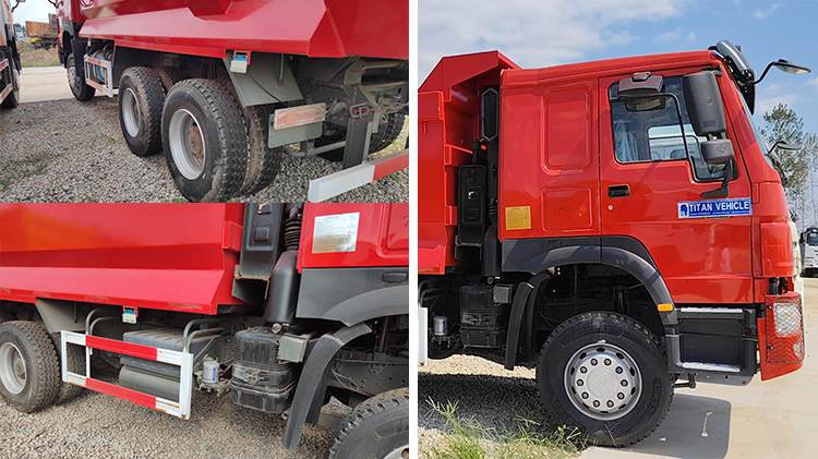U Shape Dump Truck Sinotruk Howo Truck for Senegal