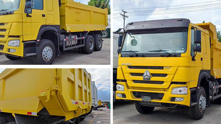 Used Howo Dump Trucks Zz3257n4147w