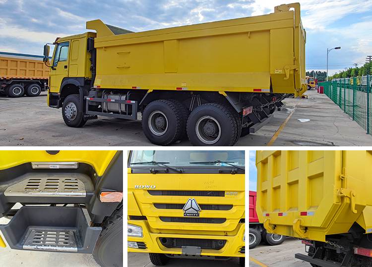 Used Howo Dump Trucks Zz3257n4147w