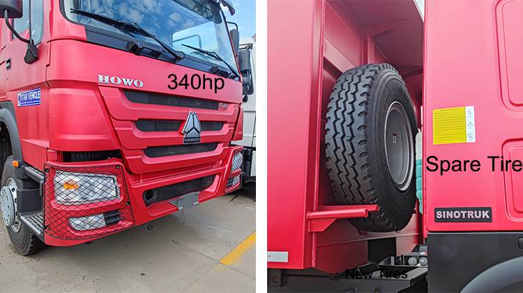 China Howo Cnhtc Truck Howo 6x4 340hp Dump Truck in Libya