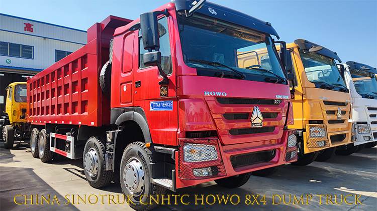 China Sinotruk Cnhtc Howo 8x4 Dump Trucks for Sale in Mali