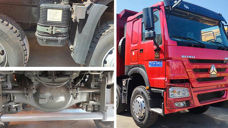 China Sinotruk Cnhtc Howo 8x4 Dump Trucks for Sale in Mali