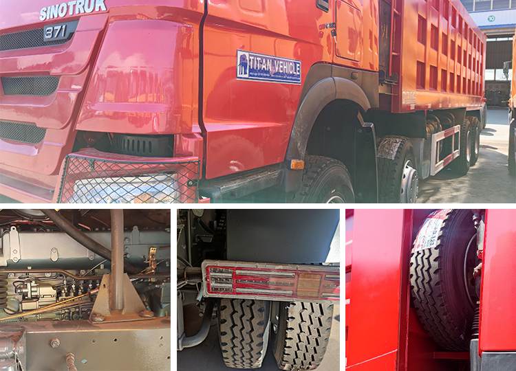 China Sinotruk Cnhtc Howo 8x4 Dump Trucks for Sale in Mali