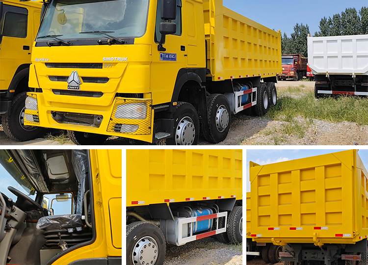 Cnhtc Sinotruk Howo 8x4 Tipper Truck for Sale in Guinea