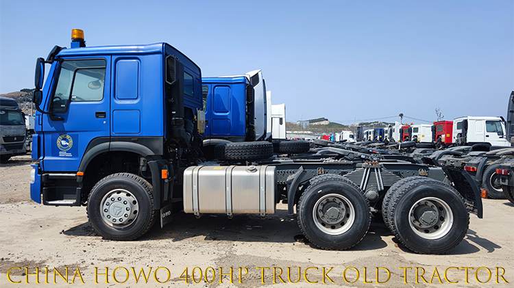 China Howo 400hp Truck Old Tractor Trailers for Sale in Guinea