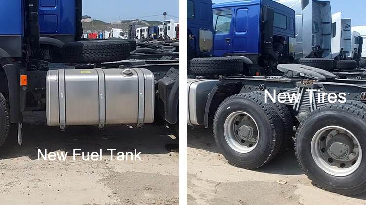 China Howo 400hp Truck Old Tractor Trailers for Sale in Guinea