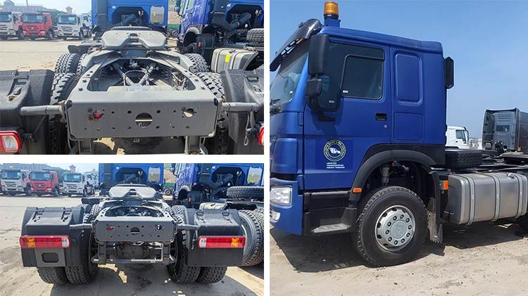 China Howo 400hp Truck Old Tractor Trailers for Sale in Guinea