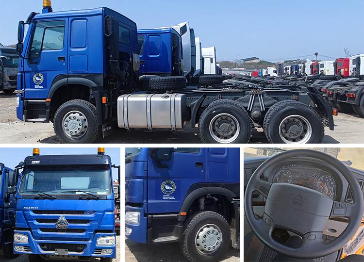 China Howo 400hp Truck Old Tractor Trailers for Sale in Guinea