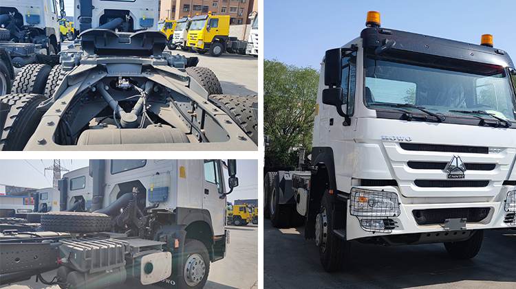 Used Sinotruk Tractor Unit Euro 2 Howo Tractor Head for Sale in Nigeria