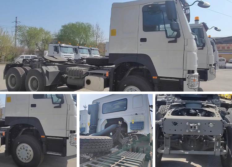 Used Sinotruk Tractor Unit Euro 2 Howo Tractor Head for Sale in Nigeria