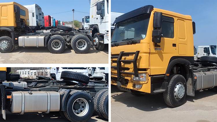 Guangzhou Used Trucks 6x4 Head Tractor Truck 400hp for Sale in Ghana