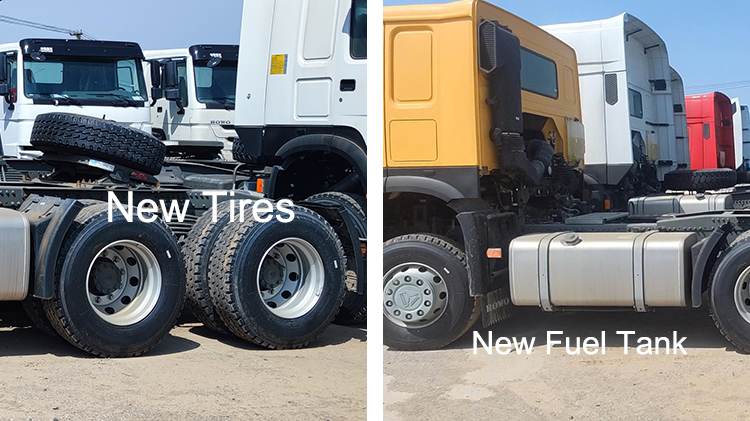 Guangzhou Used Trucks 6x4 Head Tractor Truck 400hp for Sale in Ghana
