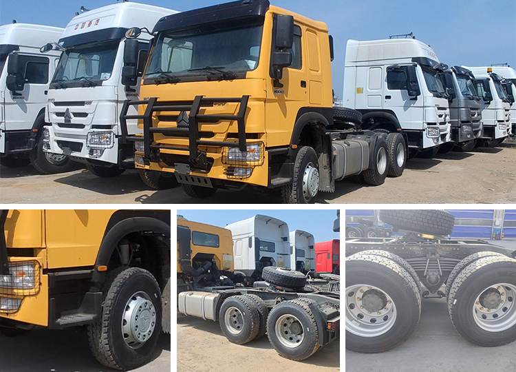 Guangzhou Used Trucks 6x4 Head Tractor Truck 400hp for Sale in Ghana