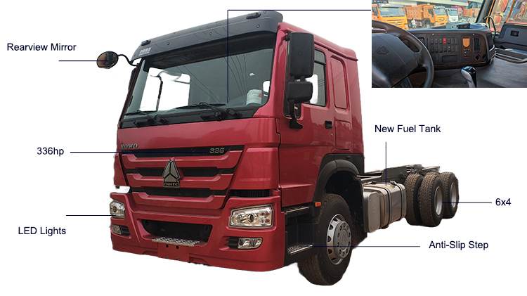Second Hand Sinotruk Howo Tractor Truck 6*4 for Sale in Sierra Leone