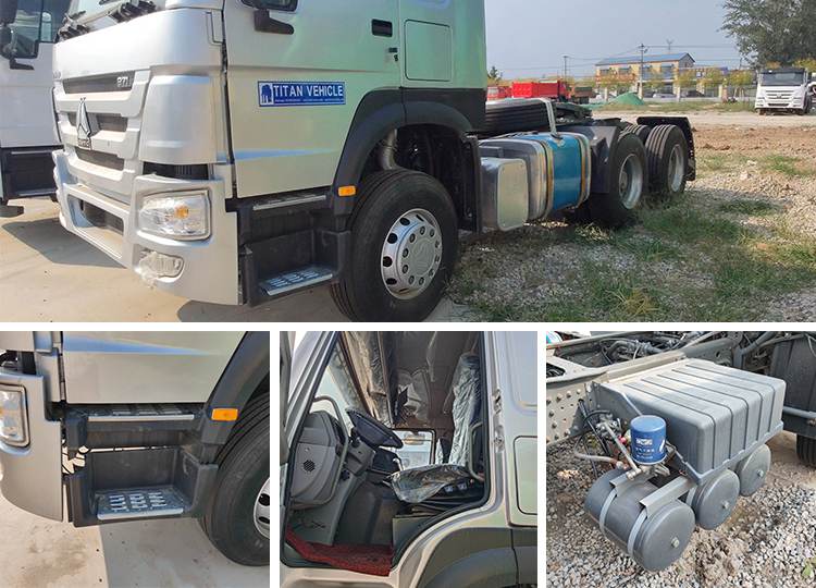 Second Hand Tractor Guangzhou Howo 371 Tractor Head for Sale in Tanzania