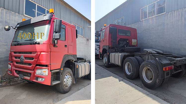 Second Hand Howo Tractor Truck 6x4 10 Wheeler Trucks for Sale in Morocco