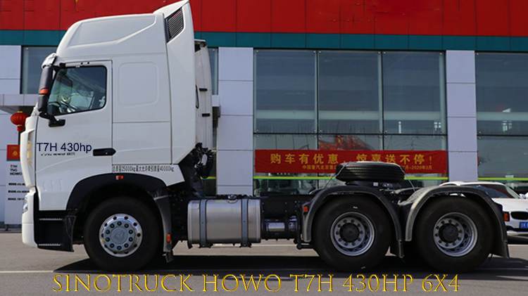 Used Truck Sinotruck Howo T7H 430Hp 6x4 10 Wheels Tractor Truck for Sale in Abidjan