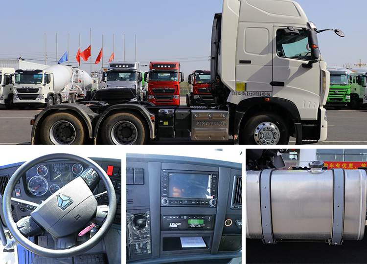 Used Truck Sinotruck Howo T7H 430Hp 6x4 10 Wheels Tractor Truck for Sale in Abidjan