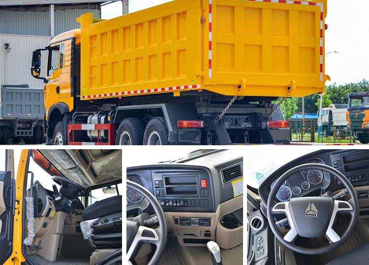 China Howo 400hp Truck Used Sinotruk Howo TX Dump Truck 6X4 Price in Dakar