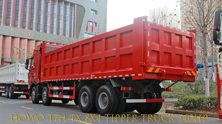 Howo Sinotruk 2024 Howo T7H 8*4 Sinotruck Tipper Truck Price in Mombasa