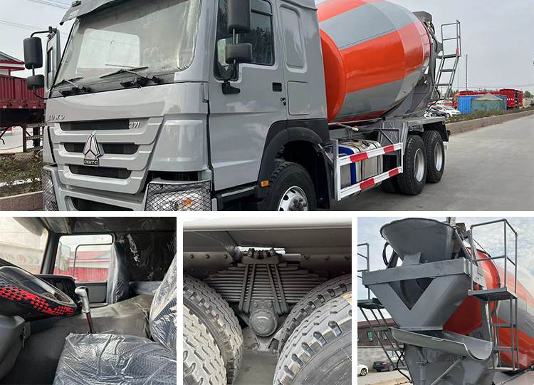 Sinotruk Howo 371 Used Concrete Mixer Truck Howo 6*4 Price in Guinea