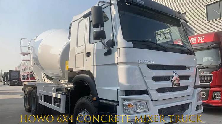 Used Sinotruk Howo 6x4 Concrete Mixer Truck for Sale in Tanzania