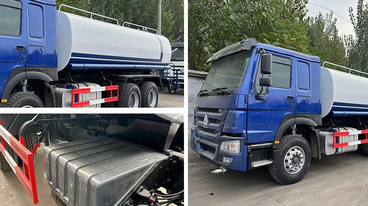 Used Howo Water Tanker 25000 Liters Water Tank Truck 6x4 for Sale in Liberia