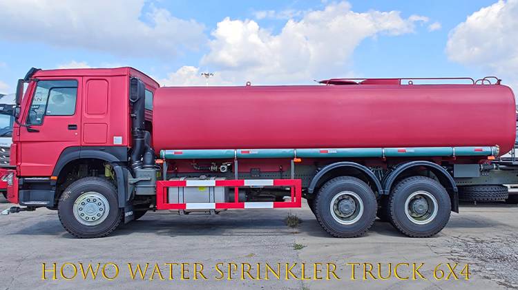 Used Water Trucks Sinotruk Howo Water Sprinkler Truck 6x4 Price in Djibouti