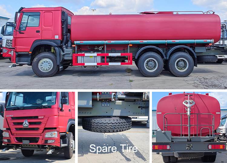Used Water Trucks Sinotruk Howo Water Sprinkler Truck 6x4 Price in Djibouti