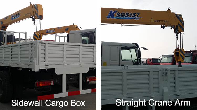 Used Crane Truck 10 Ton Howo 4x2 Truck Mounted Crane Price in Ghana