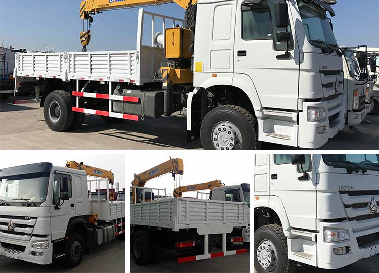 Used Crane Truck 10 Ton Howo 4x2 Truck Mounted Crane Price in Ghana