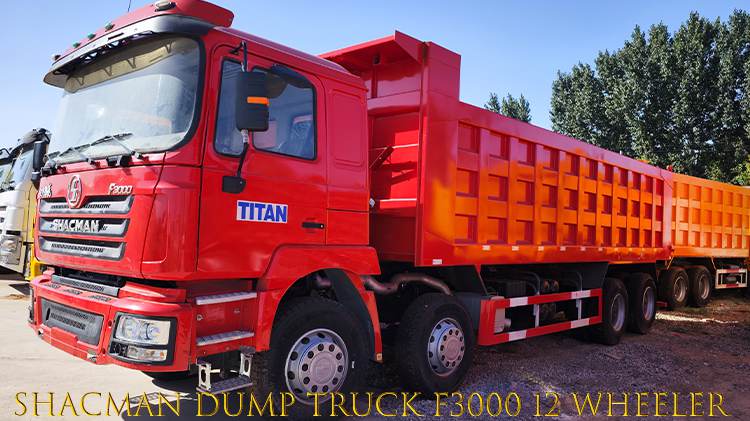 Used Shacman Dump Truck F3000 12 Wheeler for Sale in Angola