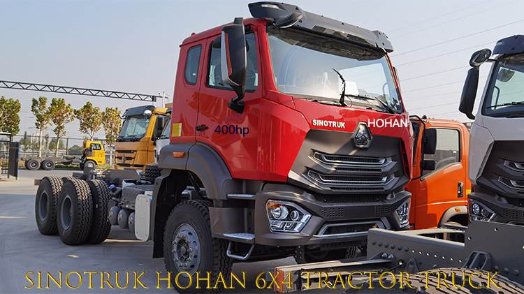 Used Construction Trucks Sinotruk Hohan 6x4 Tractor Truck for Sale in Jamaica