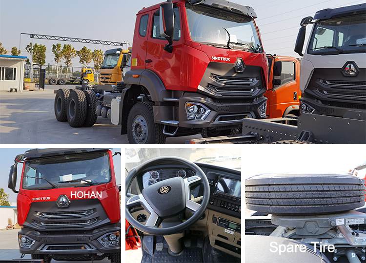 Used Construction Trucks Sinotruk Hohan 6x4 Tractor Truck for Sale in Jamaica